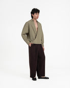 GRAYE | Gathered Wrap Shirt