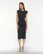 DRESSINGPAULA | Structured Shoulder Dress