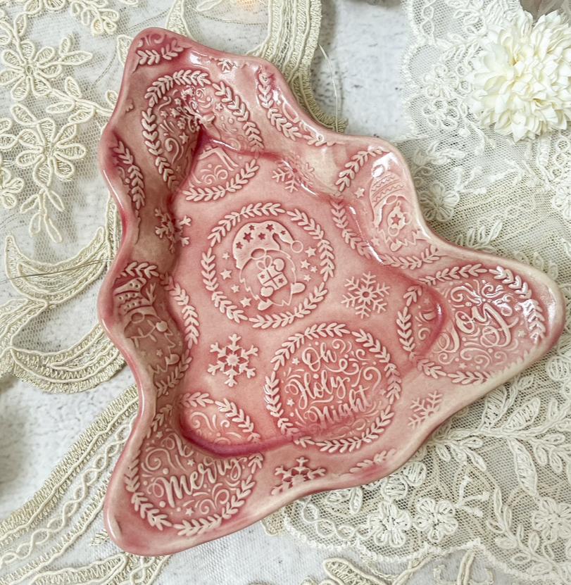 CERAMICS BY JAS | 6. Handmade Ceramic Christmas Tree Dish