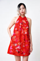 KHAAR | Firecracker Halter Dress