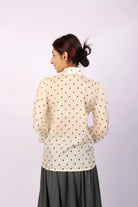 RAFFLES PRIVATO | STEPHANIE GABRIELLE | Polka Dot Blouse
