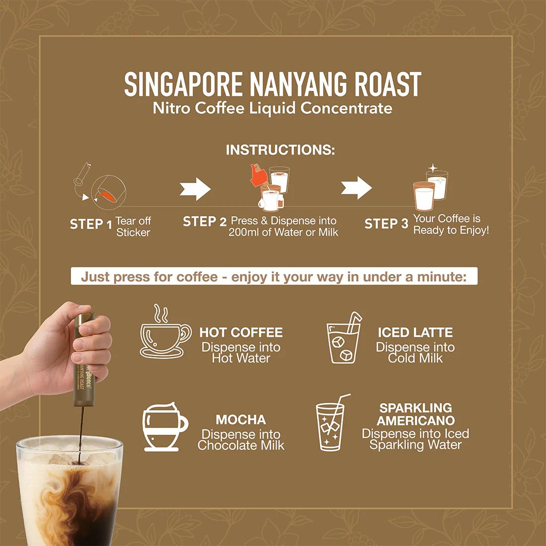 KIM'S DUET | Singapore Nanyang Roast Nitro Coffee Liquid Concentrate