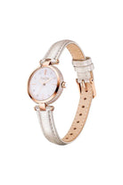 BLACK BY BLUE BRAVE | THCN T· I Mother-of-Pearl Dial Ivory Leather Strap Watch