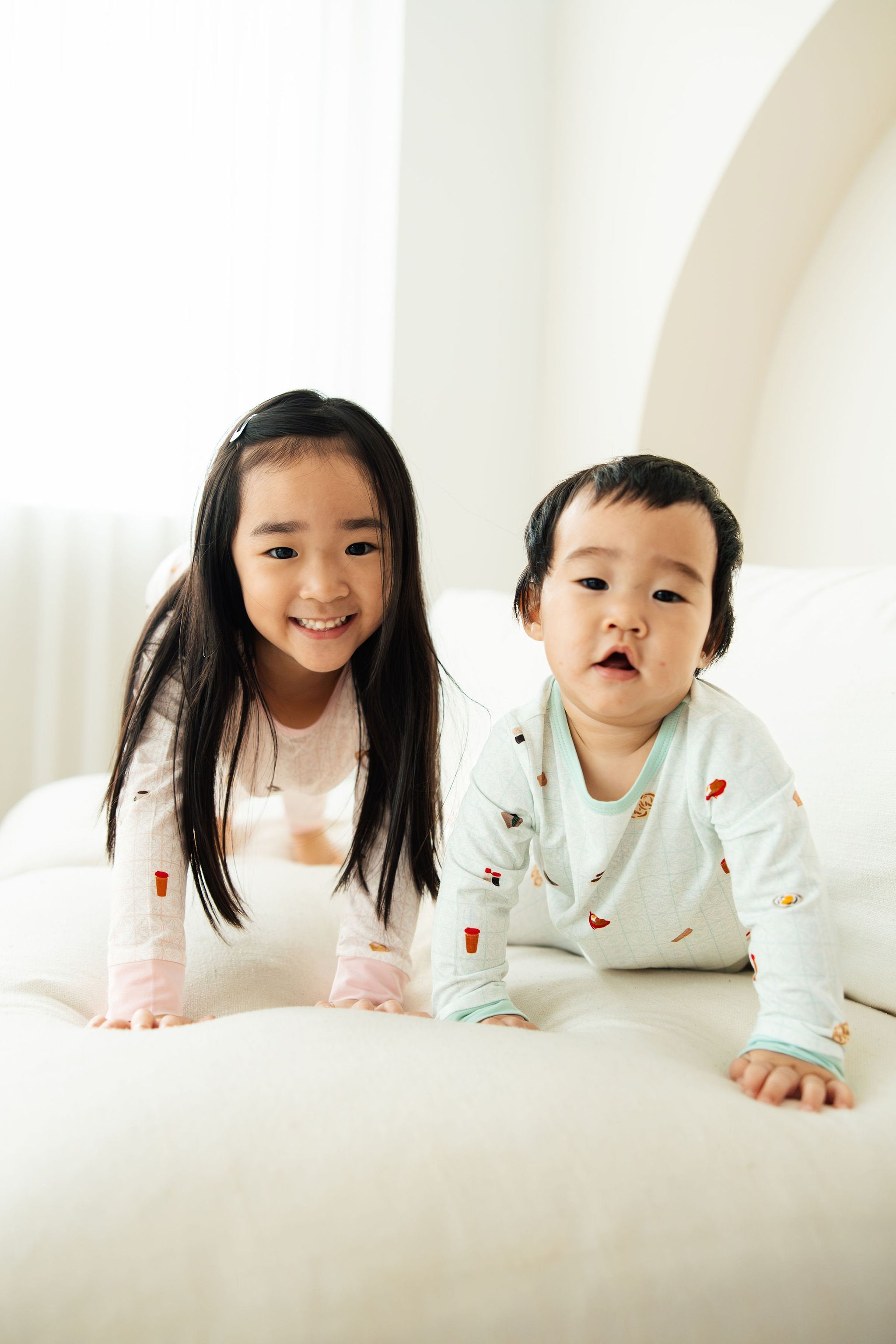 SELENIGHTCO | Kids Long Pyjamas Set | Kopitiam Jade
