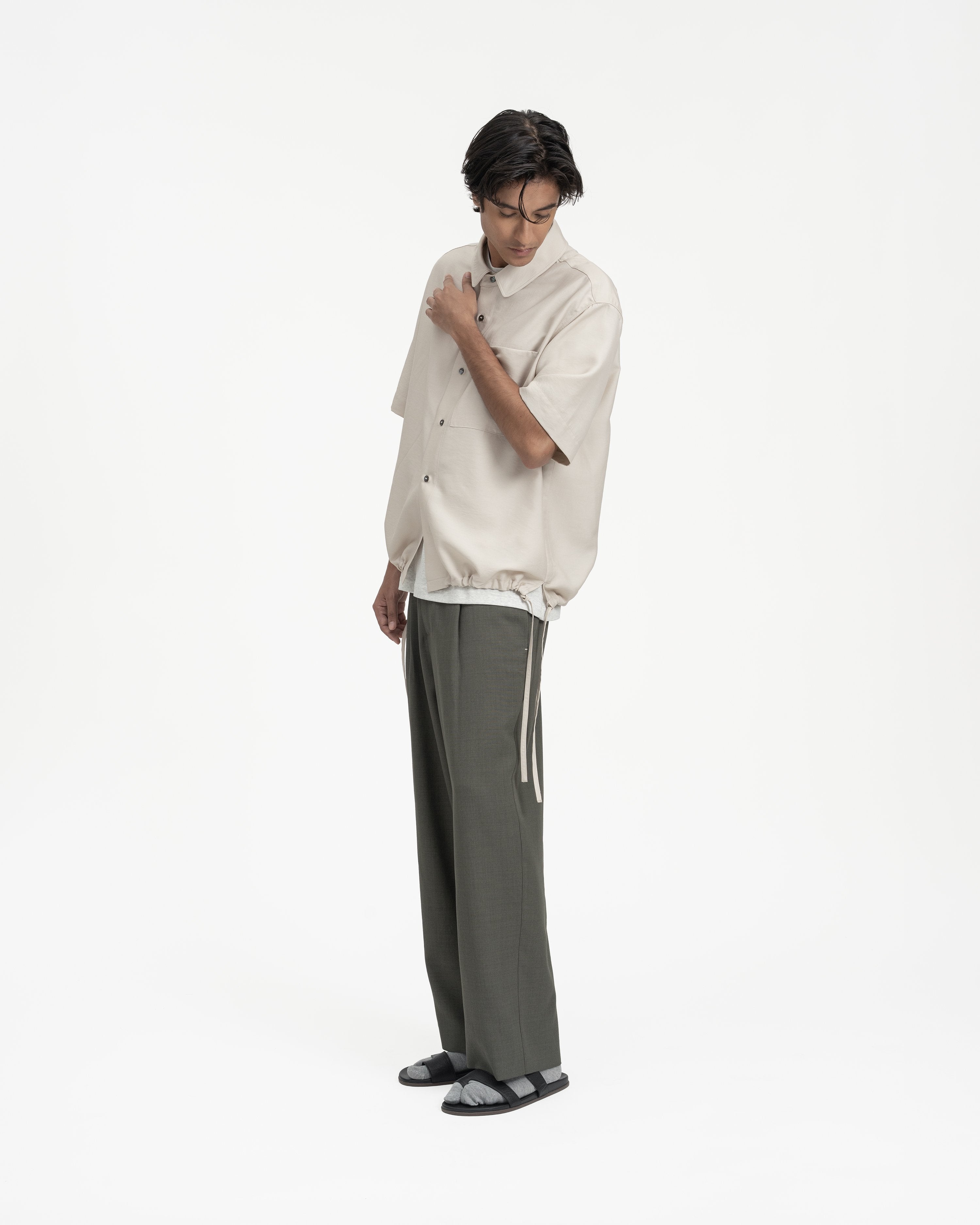 GRAYE | Drawstring Shirt | Blush