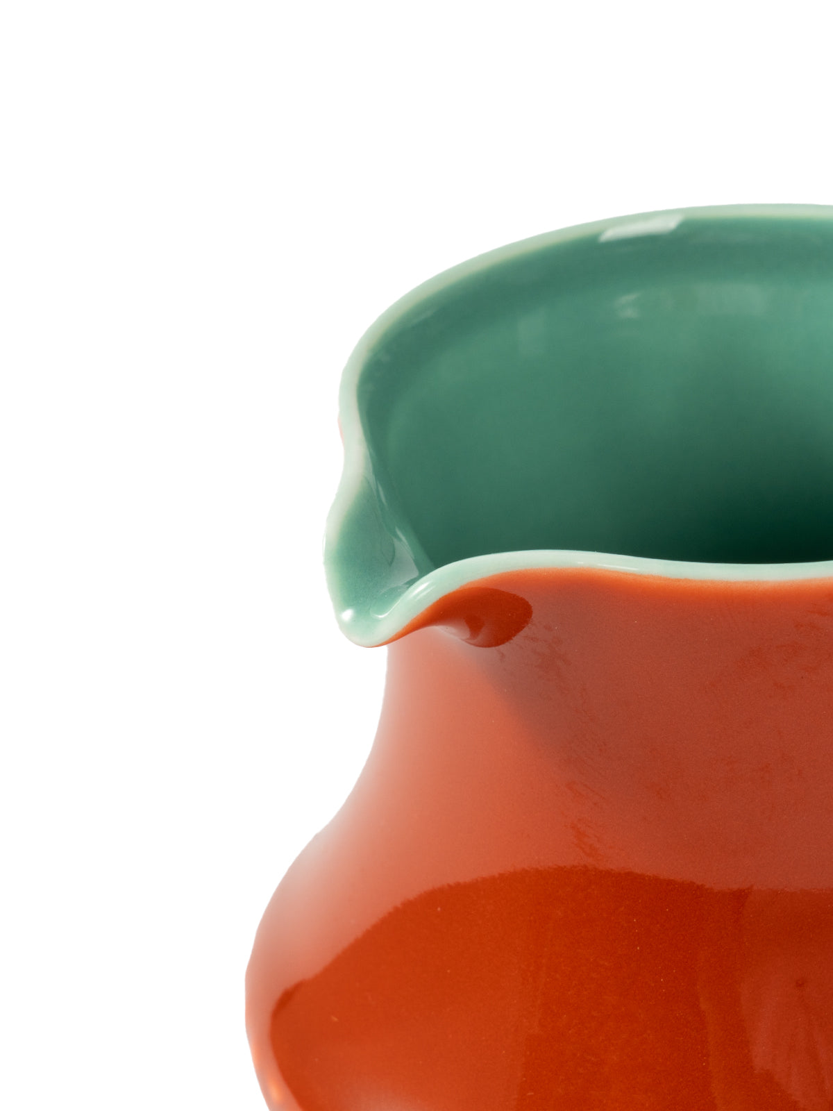 CRAFILAB | Brick Red & Turquoise Three&Legged Sharing Cup