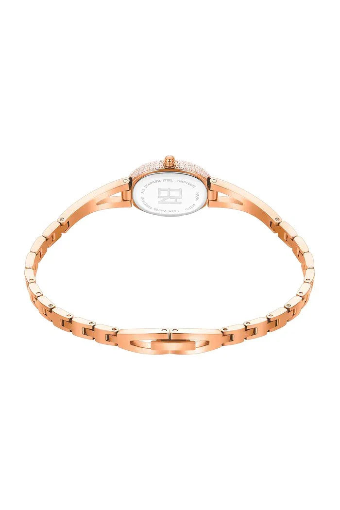 BLACK BY BLUE BRAVE | THCN N· I Mini Rose Gold Sunray Dial Jewelry Watch