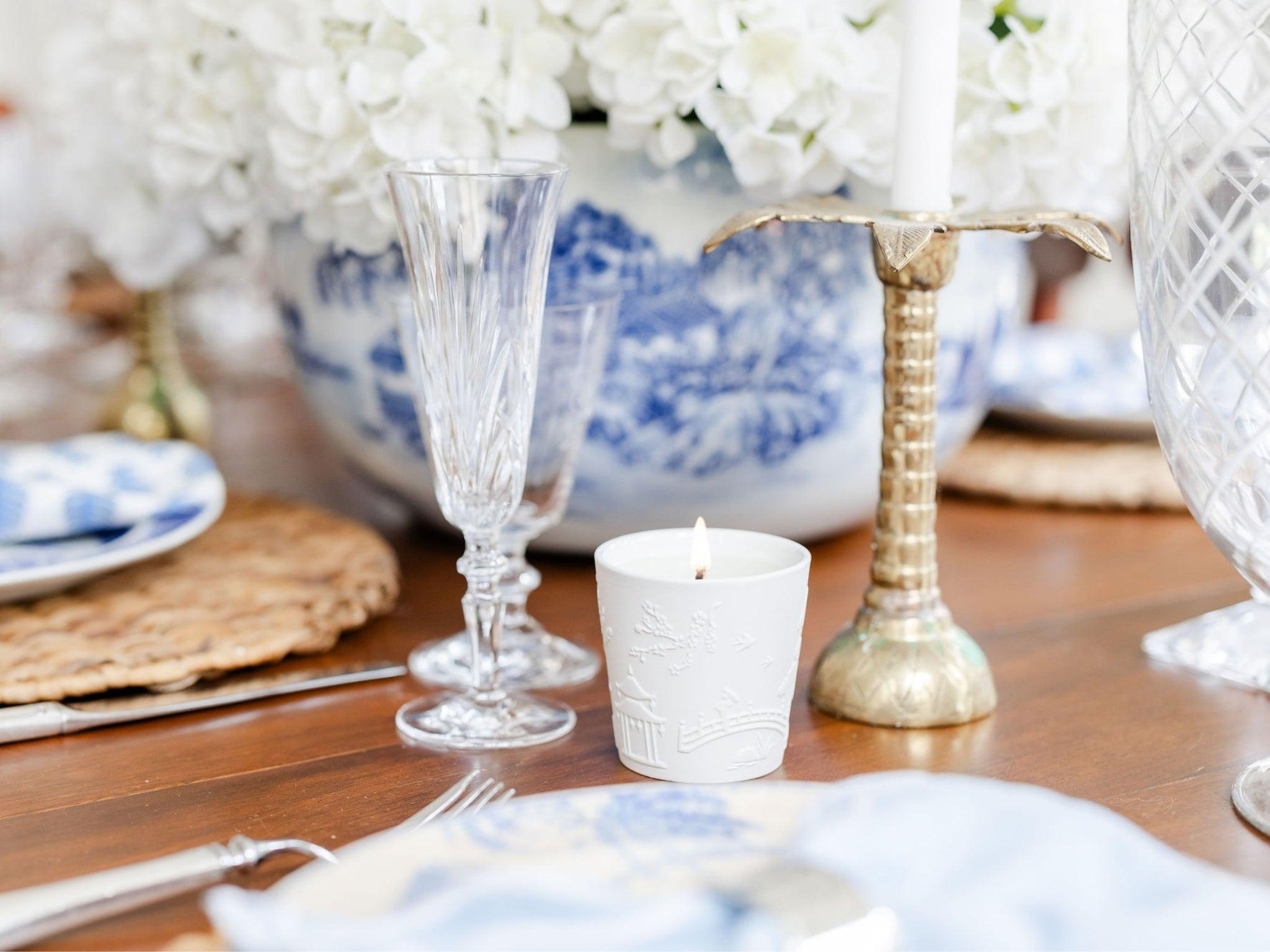 TEMPLE CANDLES | Chinoiserie Candle & Diffuser Gift Box