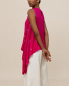 SUKKHA CITTA | SERIBU BUNGA - Asymmetrical Drape Top