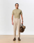 HOUSE OF ANON | Arlo Mock Neck Tee, Jersey