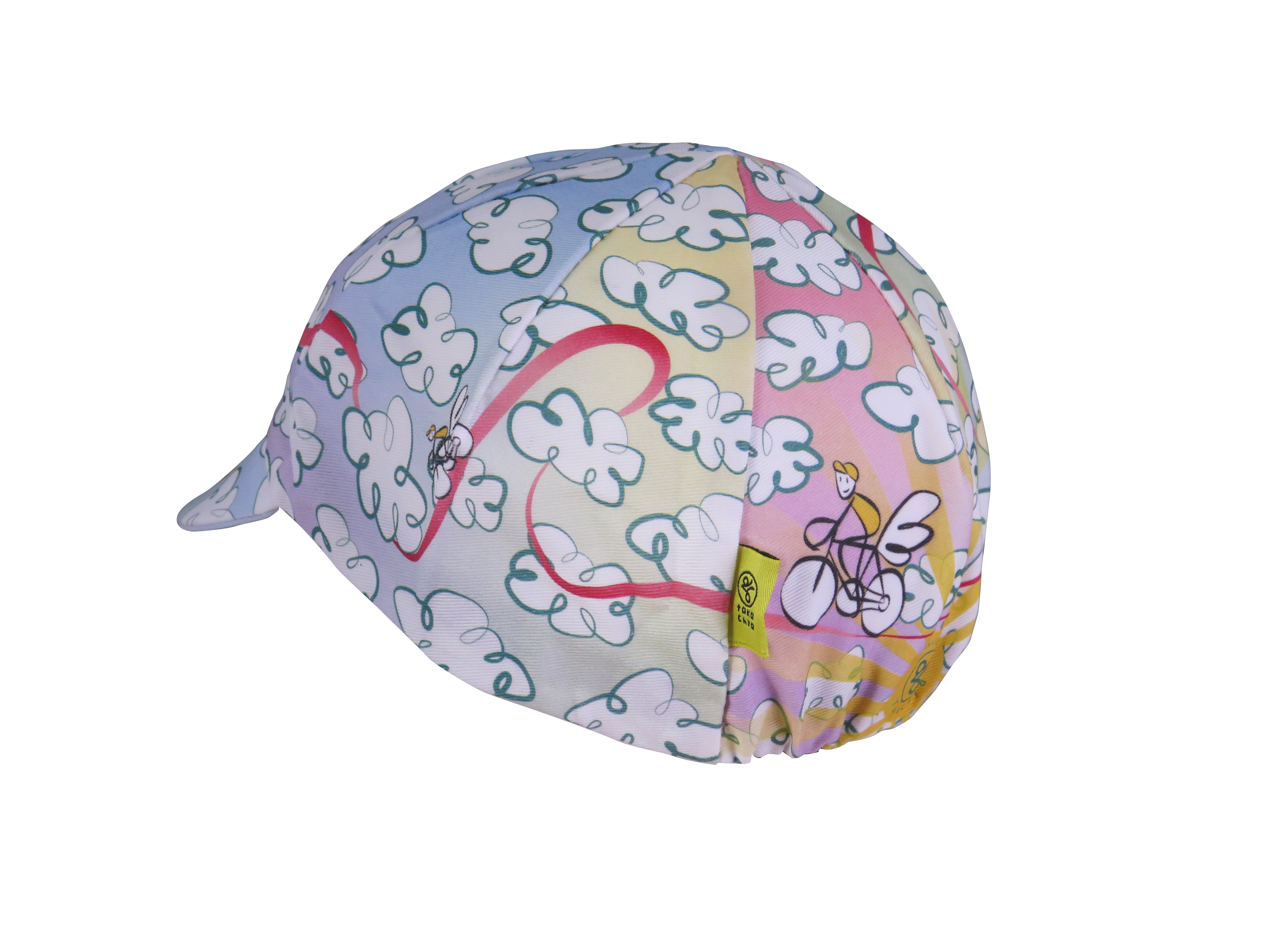 A DESIGN BY TAKACHYA | Cycling Cap - Flying Unicorn Psychedelic