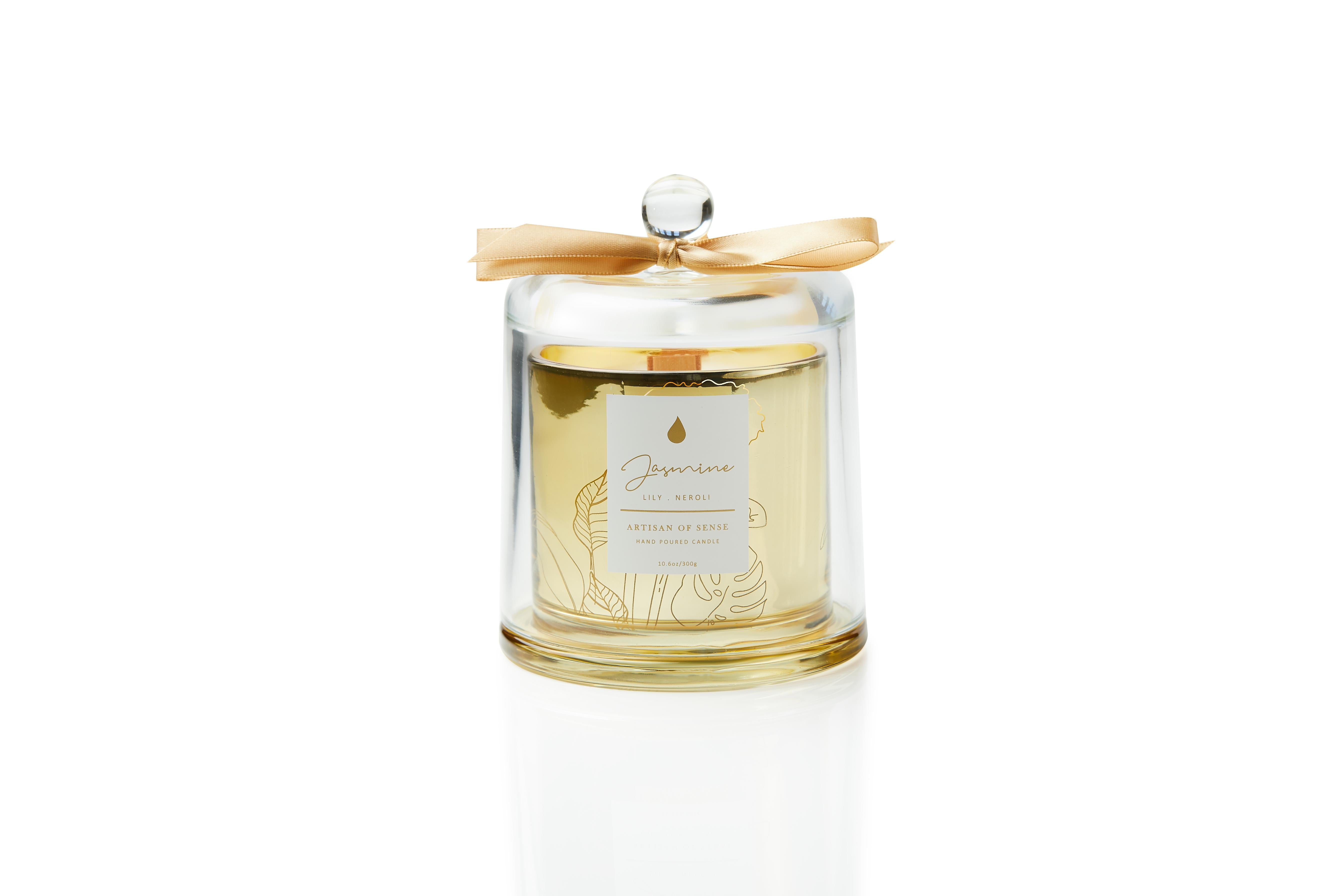 ARTISAN OF SENSE | Glass Dome Candle | Jasmine. Lily. Neroli