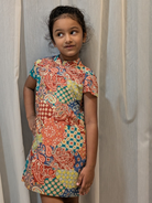NIMBU | Harmony Multicolor Girls Cheongsam Dress