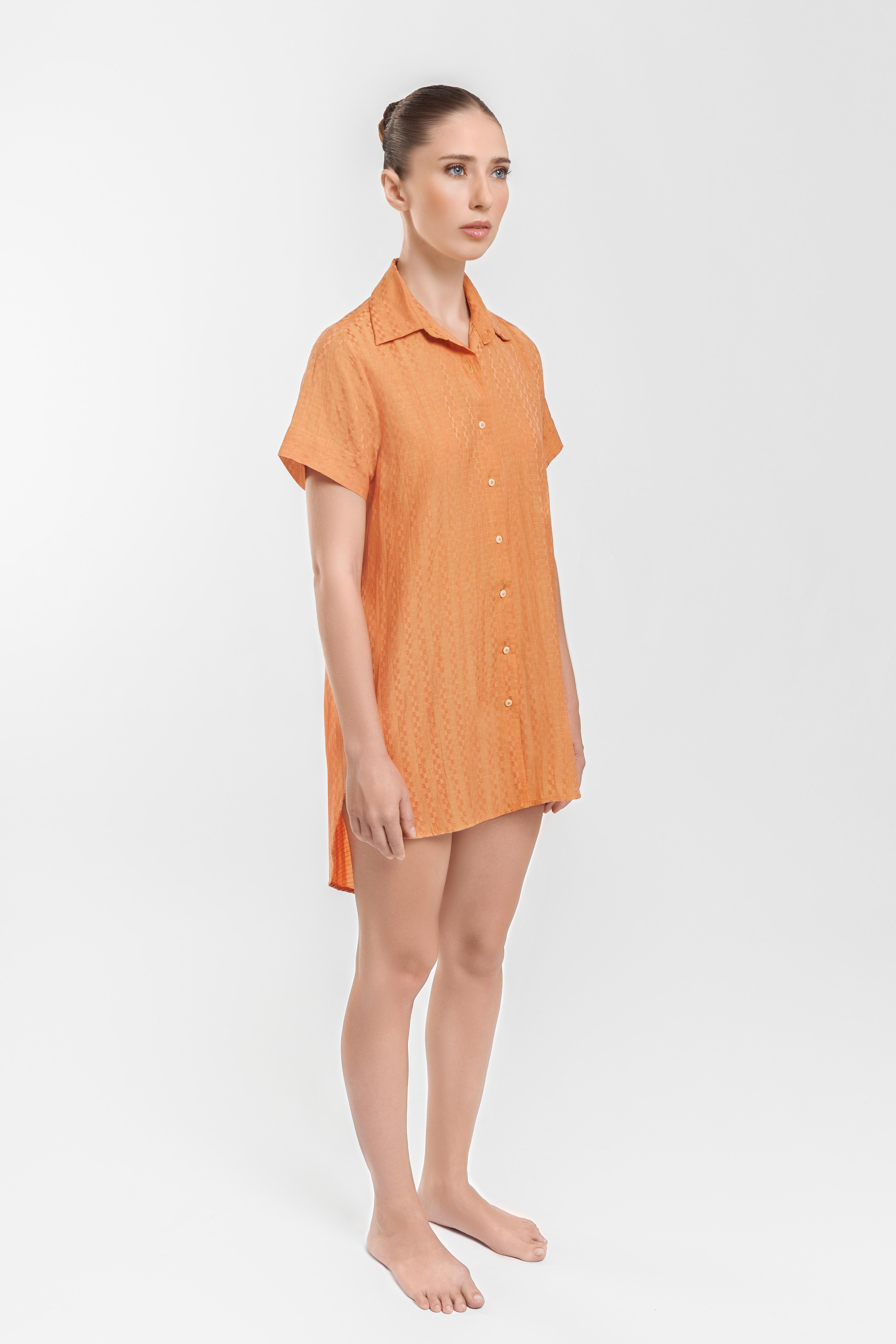 KATRUSS | Shirt Dress, Sheen Mosaic