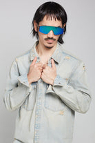 PROJECTWEAR | Eagan Sunglasses Silver/Green