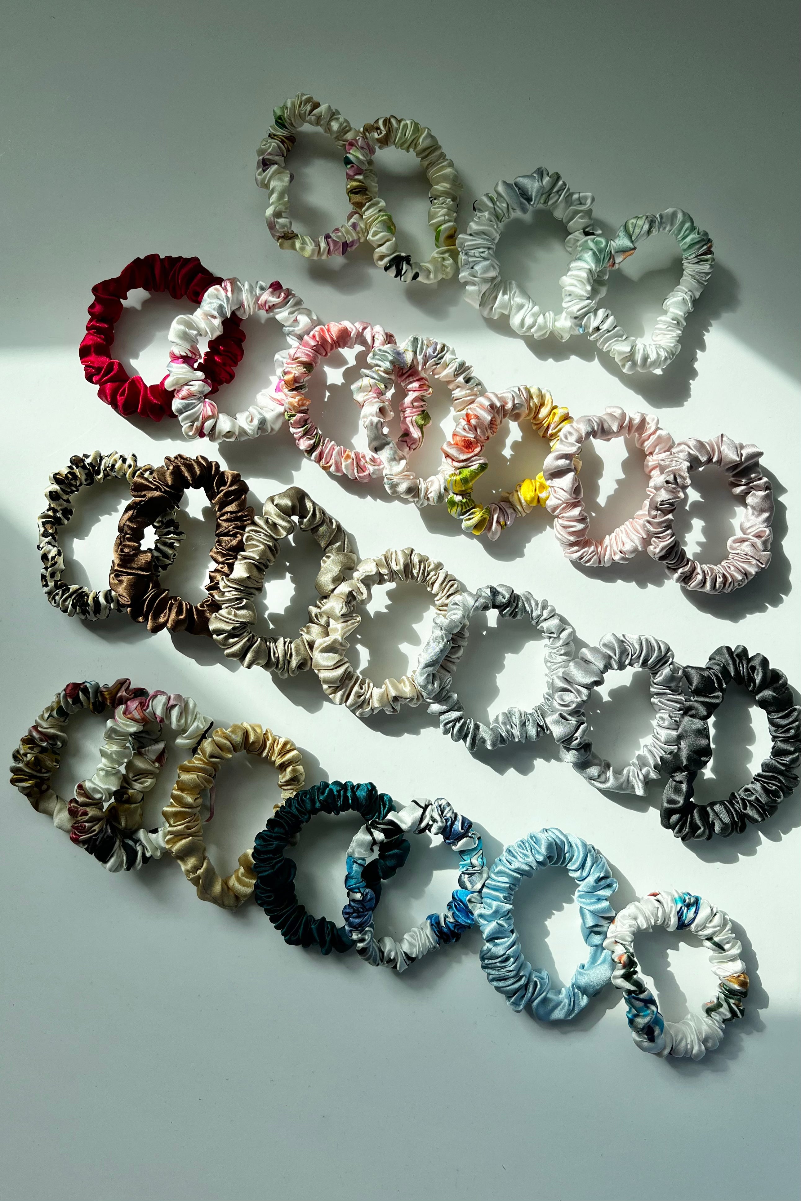 BELLS & BIRDS | Mulberry Silk Scrunchies (Set of 3)