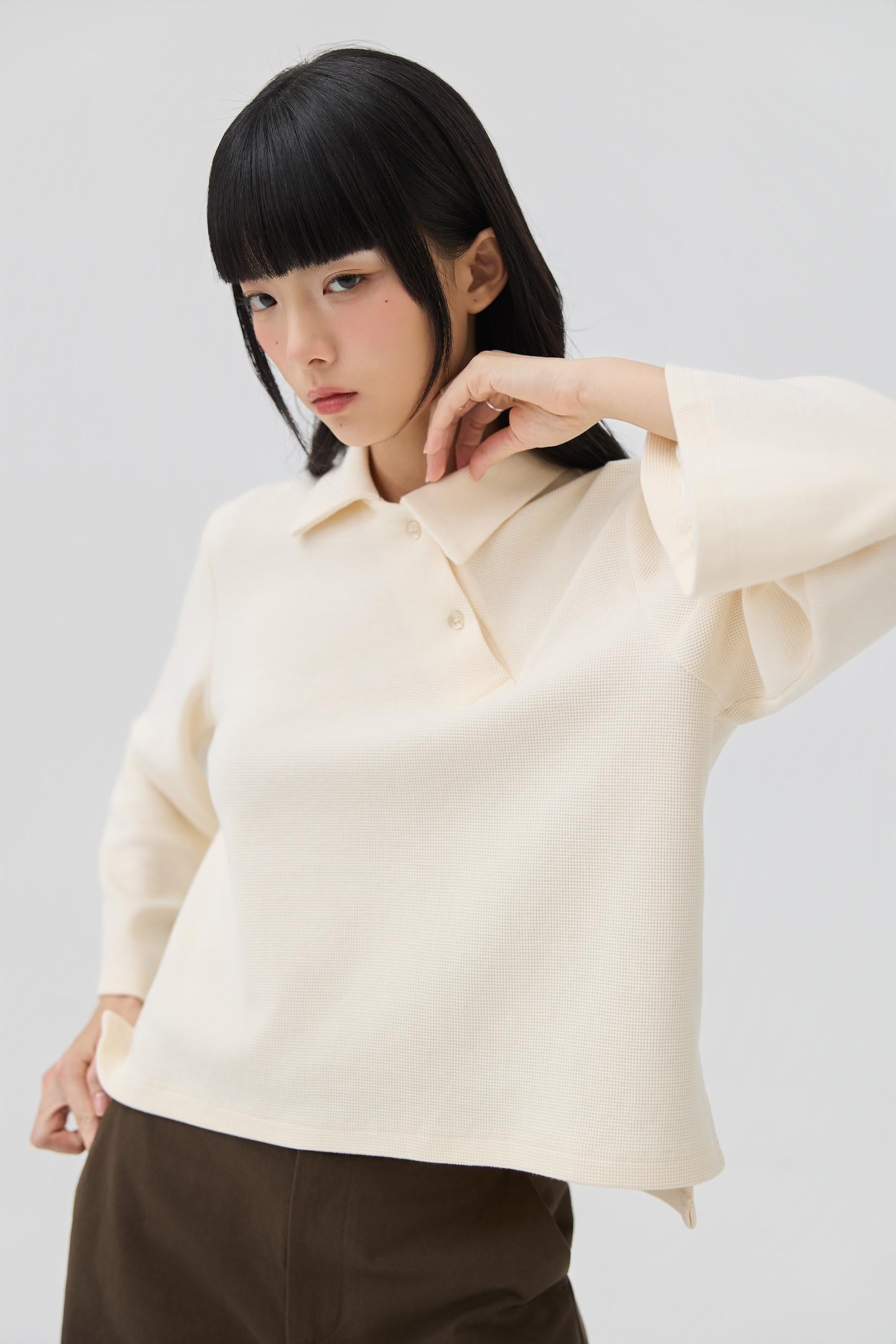3EIGHTH | Jin Knit Tee | Cream