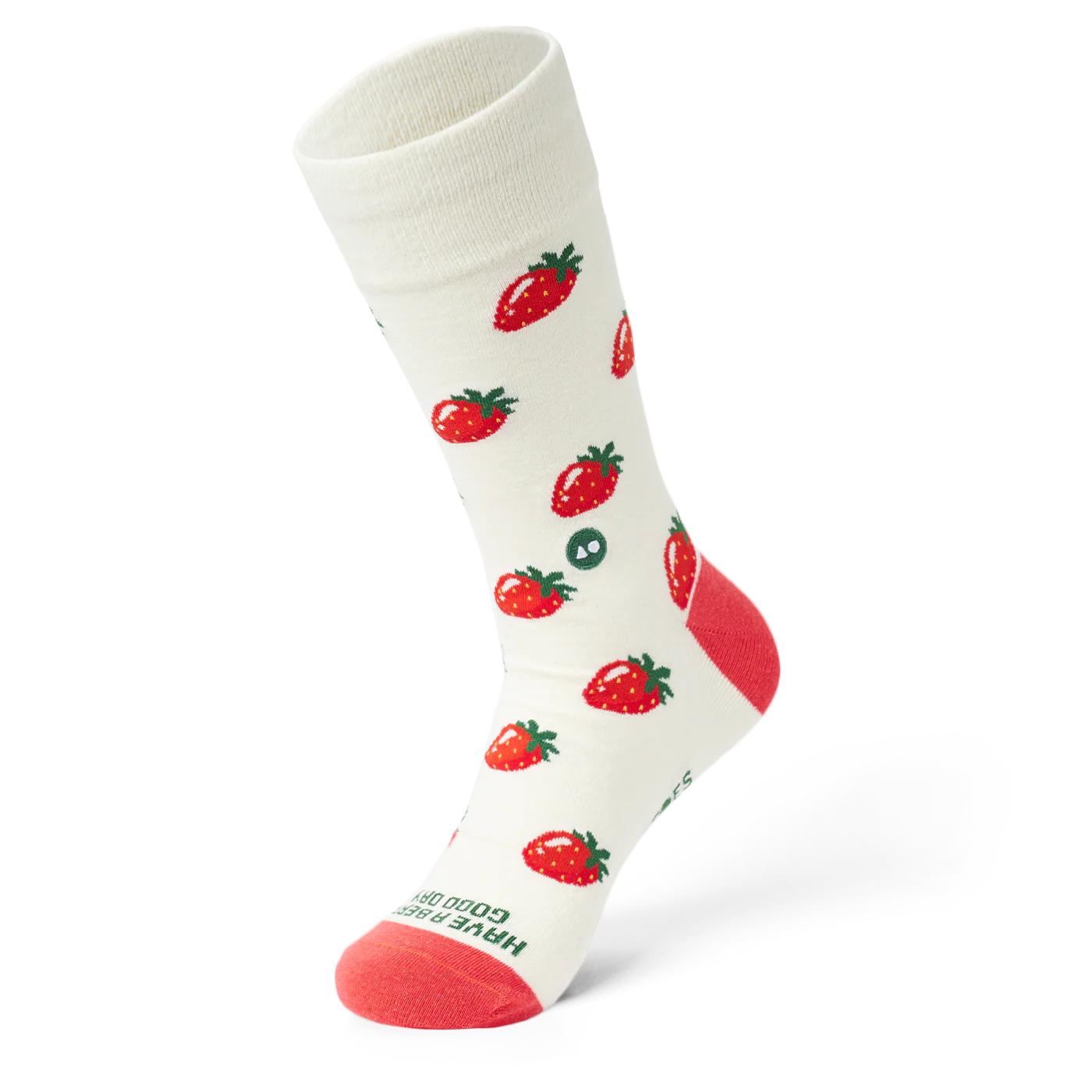 TALKING TOES | Strawberry Time Sock