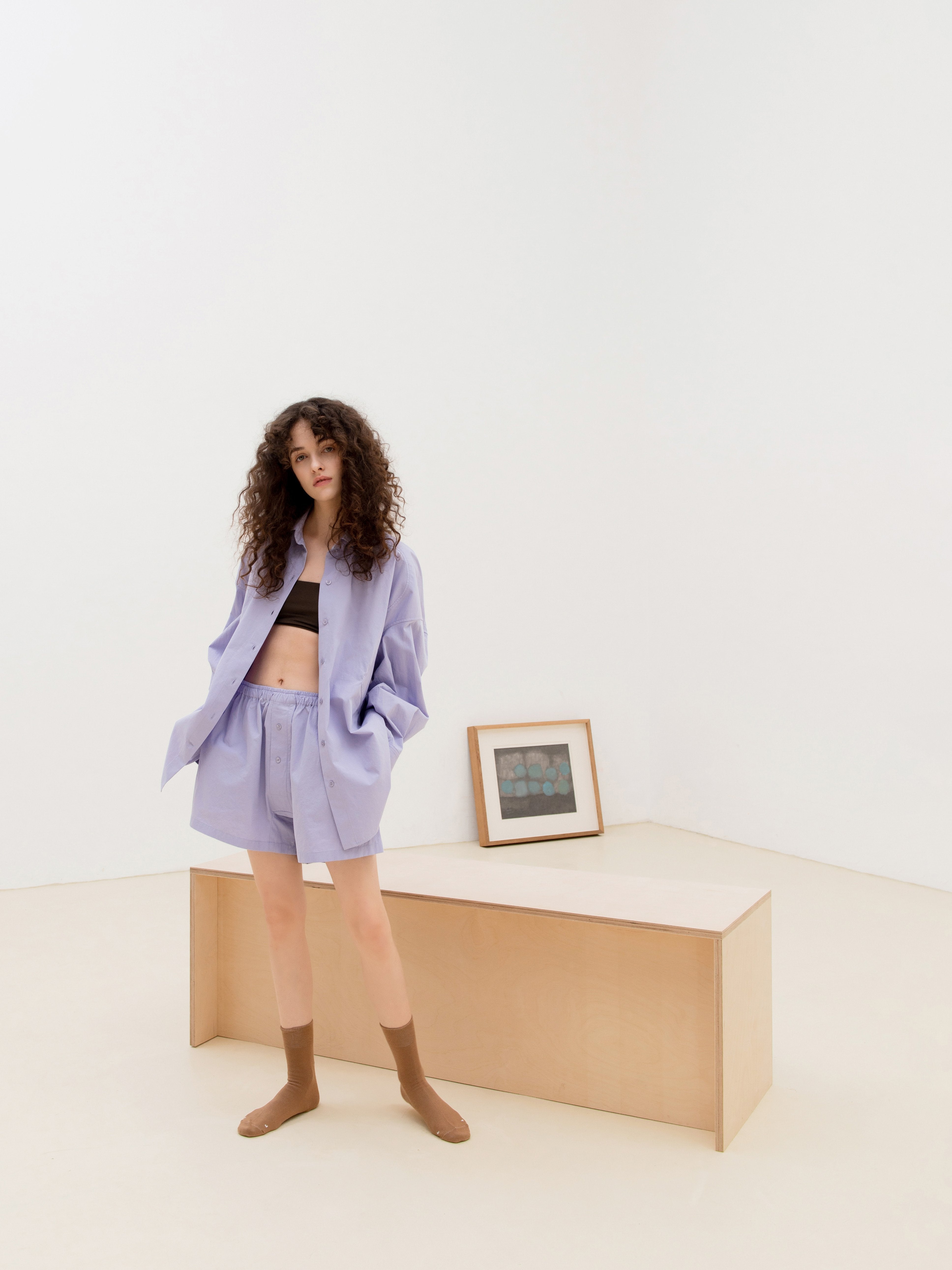 LAYERPLAN | Cirrus Pieced Oversized Shirt Layers