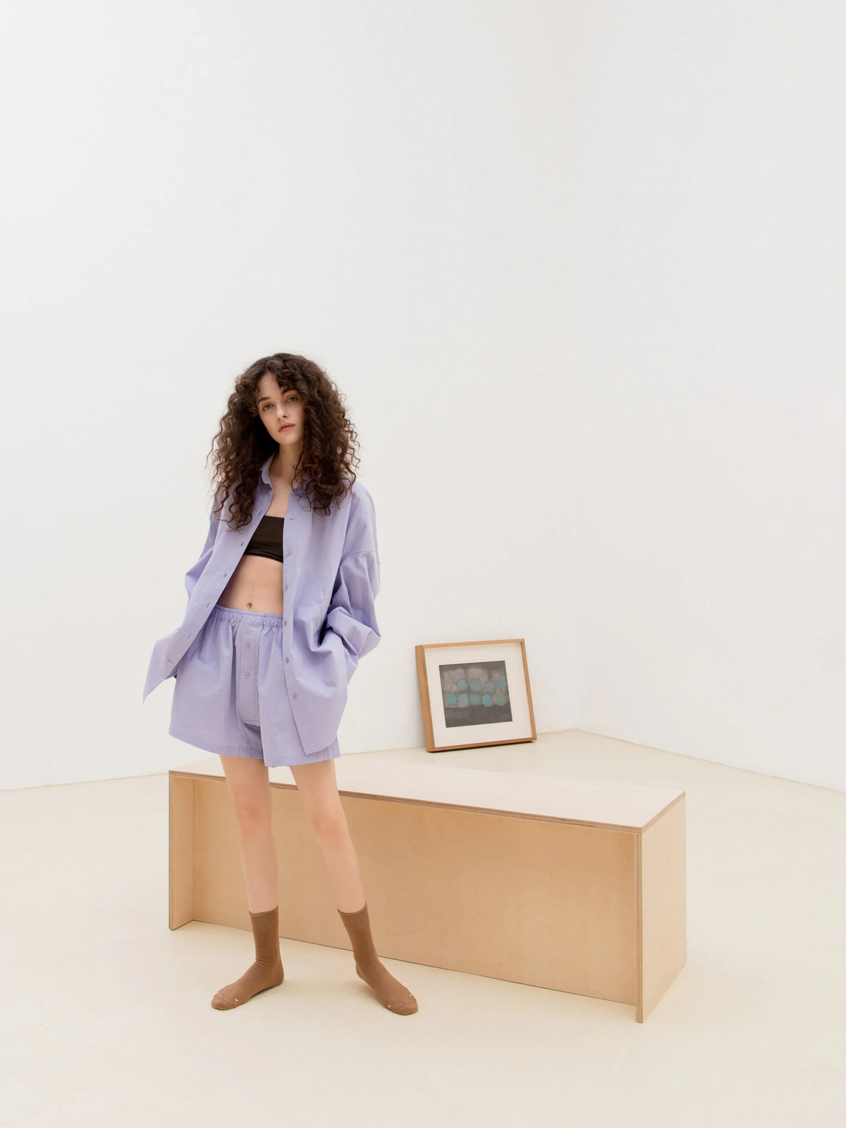 LAYERPLAN | Cirrus Pieced Oversized Shirt Layers