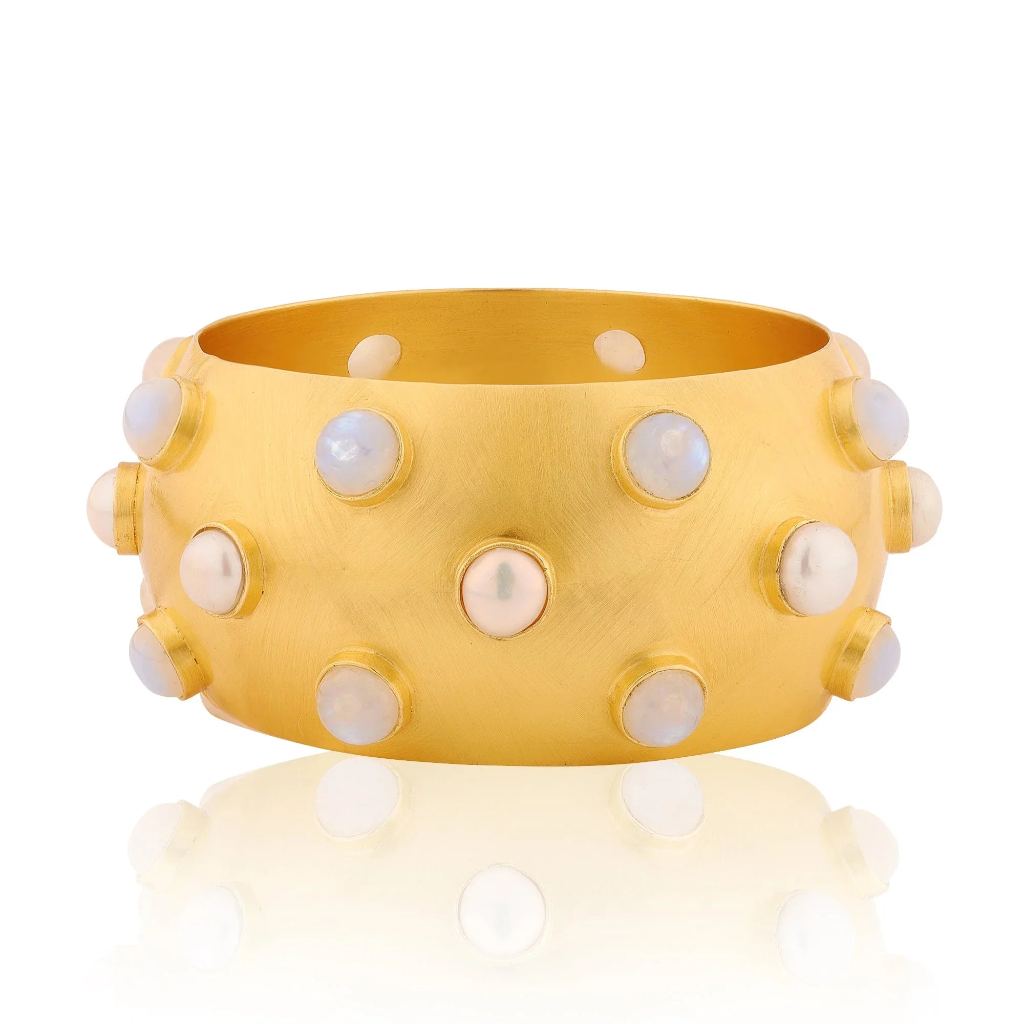 BOHEME BY VERO | Festive Bangle - Pearl & Moonstone