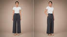 PAOPAO | YAAN 嫣 Wide Leg Pants