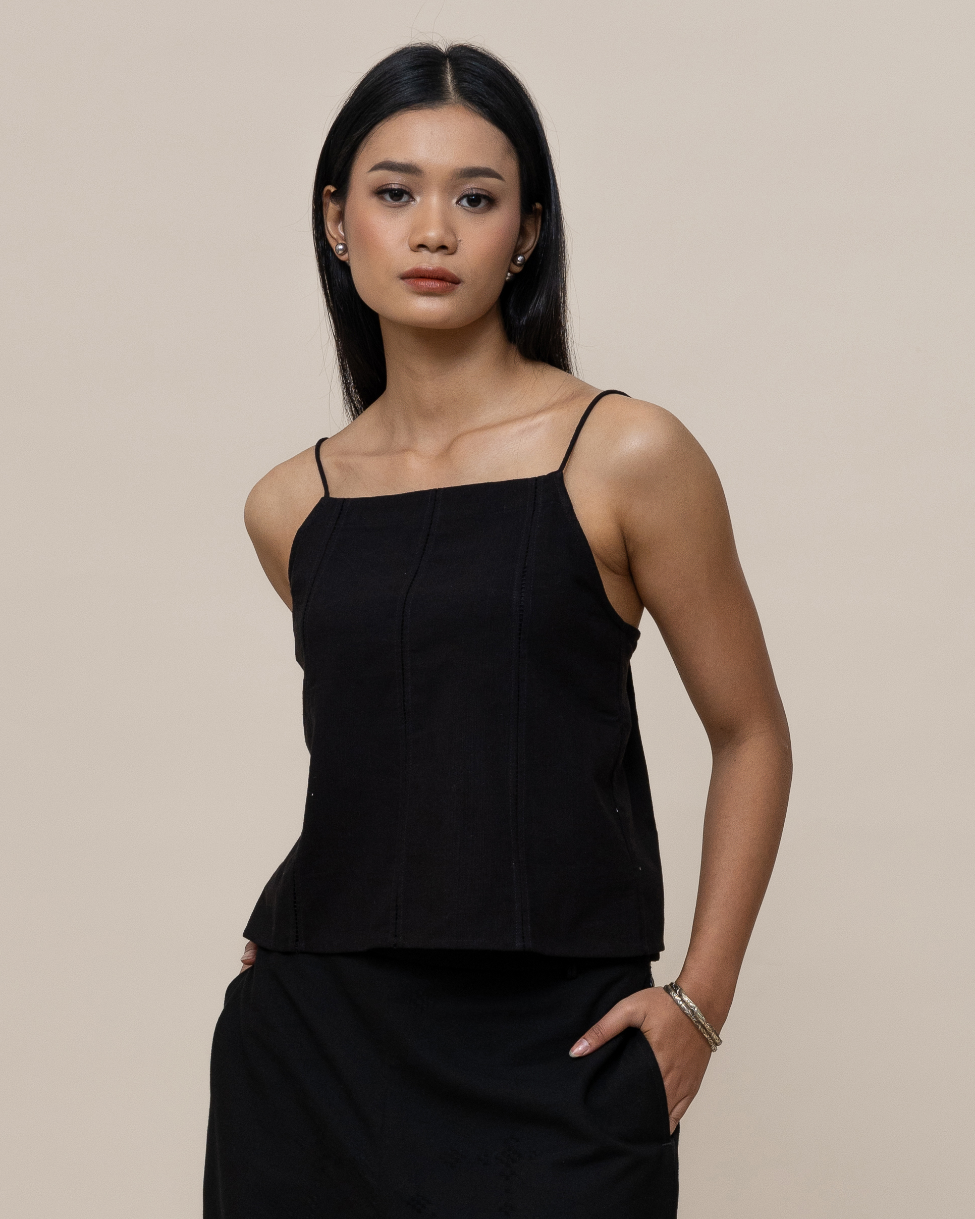 SUKKHA CITTA | KAPAS - Hemstitched Top