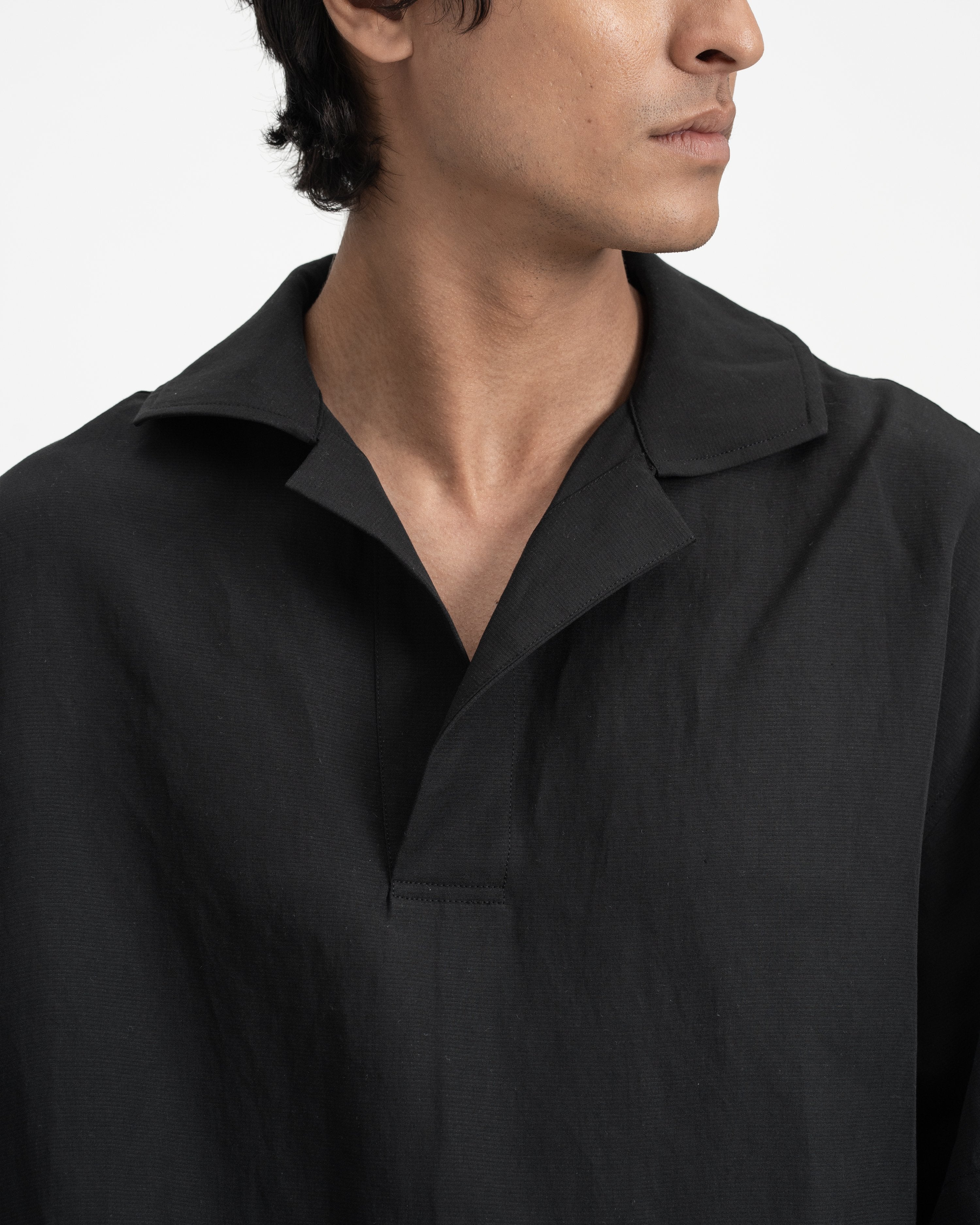 GRAYE | Paper Skipper Shirt | Black