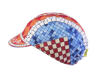 A DESIGN BY TAKACHYA | Cycling Cap - Lepak Checkered Brown Blue