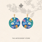 THE ANTECEDENT STORE | Batik Orchid Earrings
