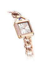 BLACK BY BLUE BRAVE | THCN C· II White Sunray Dial Rose Gold Chain-Link Watch