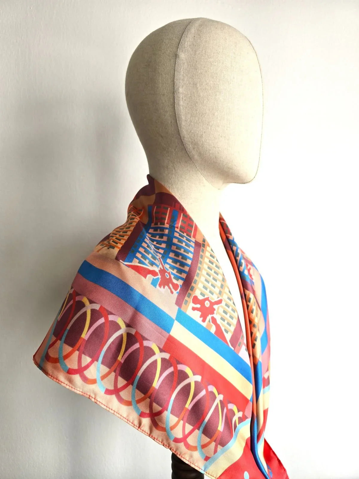 BINARY STYLE | Playground Memories Silk Scarf