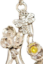 CREATIVE JEWELLERY STUDIO | Yellow Sapphire, Silver "Botanical Fantasy" Pendant Necklace by Annyun