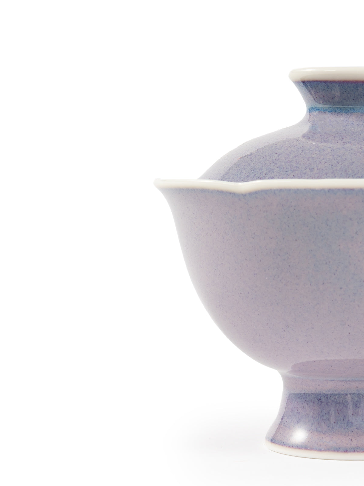 CRAFILAB | Purple & Jun Kiln Transmutation Floral Lid Bowl