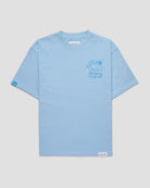 TALKING TOES | Brewing Anxie-Tea Oversized Tee - Puddle Blue