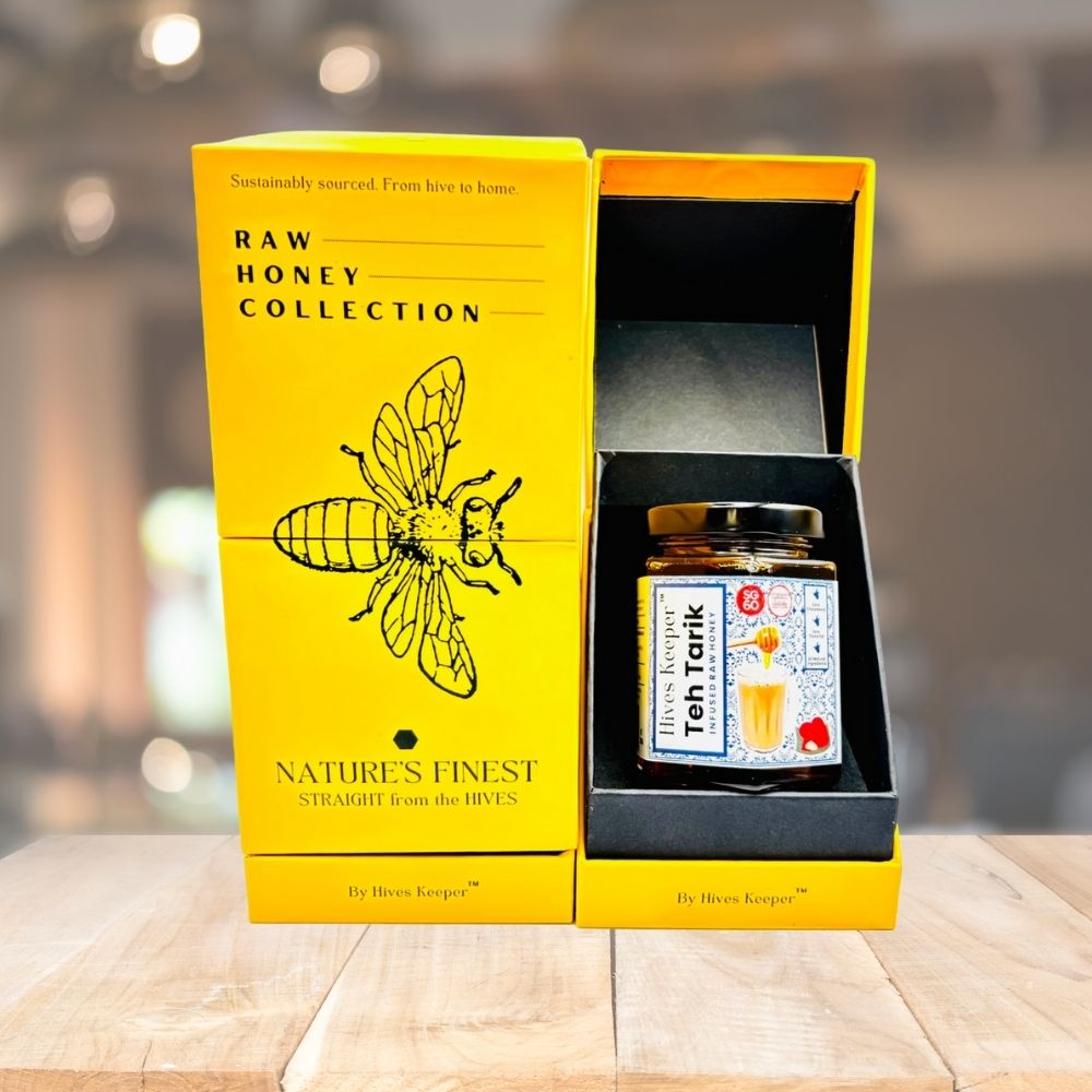 HIVES KEEPER | Infused Raw Honey (with Gift Box) - Teh Tarik Infused Raw Honey (Singapore Honey Edition)