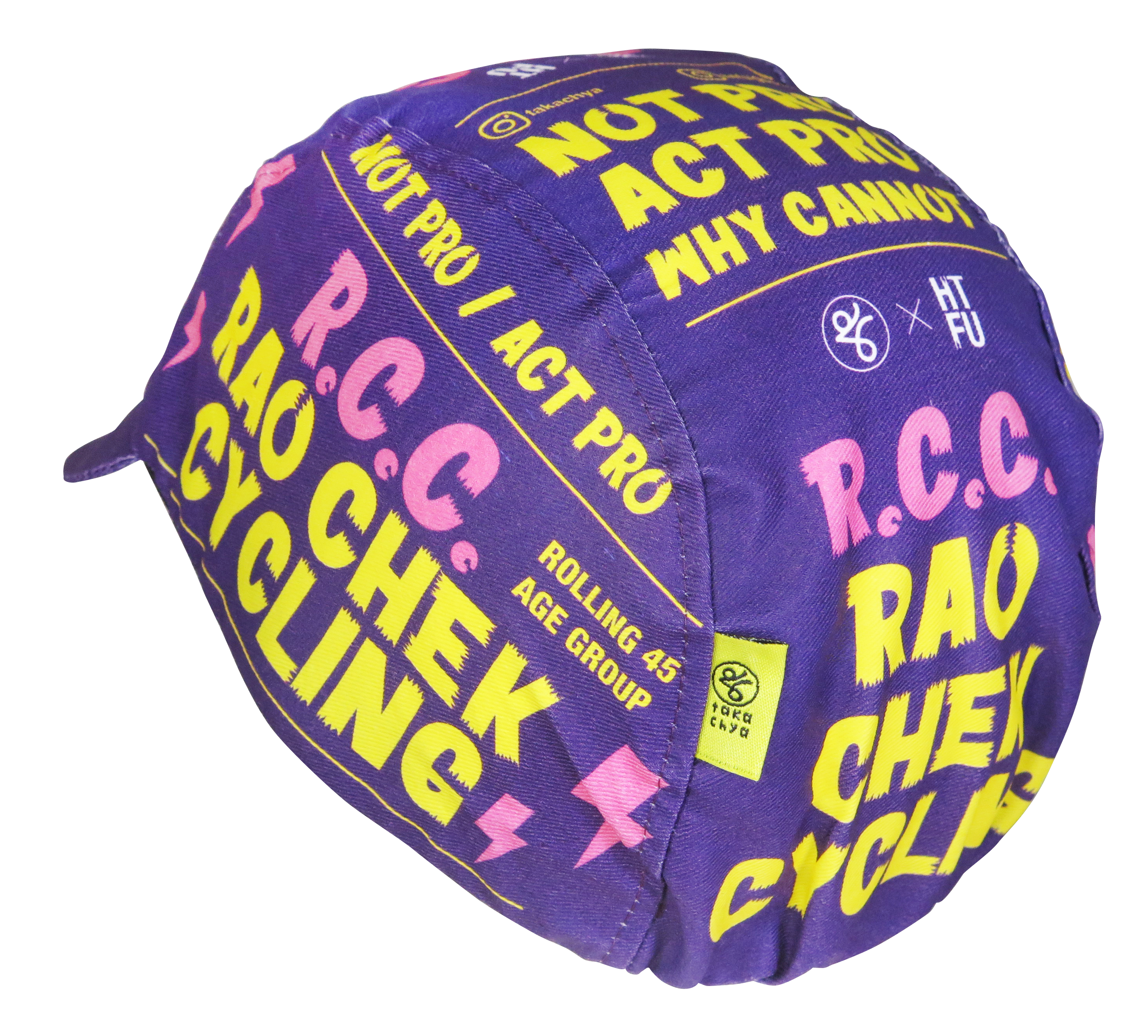 A DESIGN BY TAKACHYA | TKC X HTFU - RAO CHEK CYCLING | YELLOW, PURPLE, RED