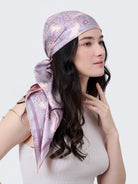STUDIO QILING | Unicorn Spring Magic Double Side Silk Scarf 100