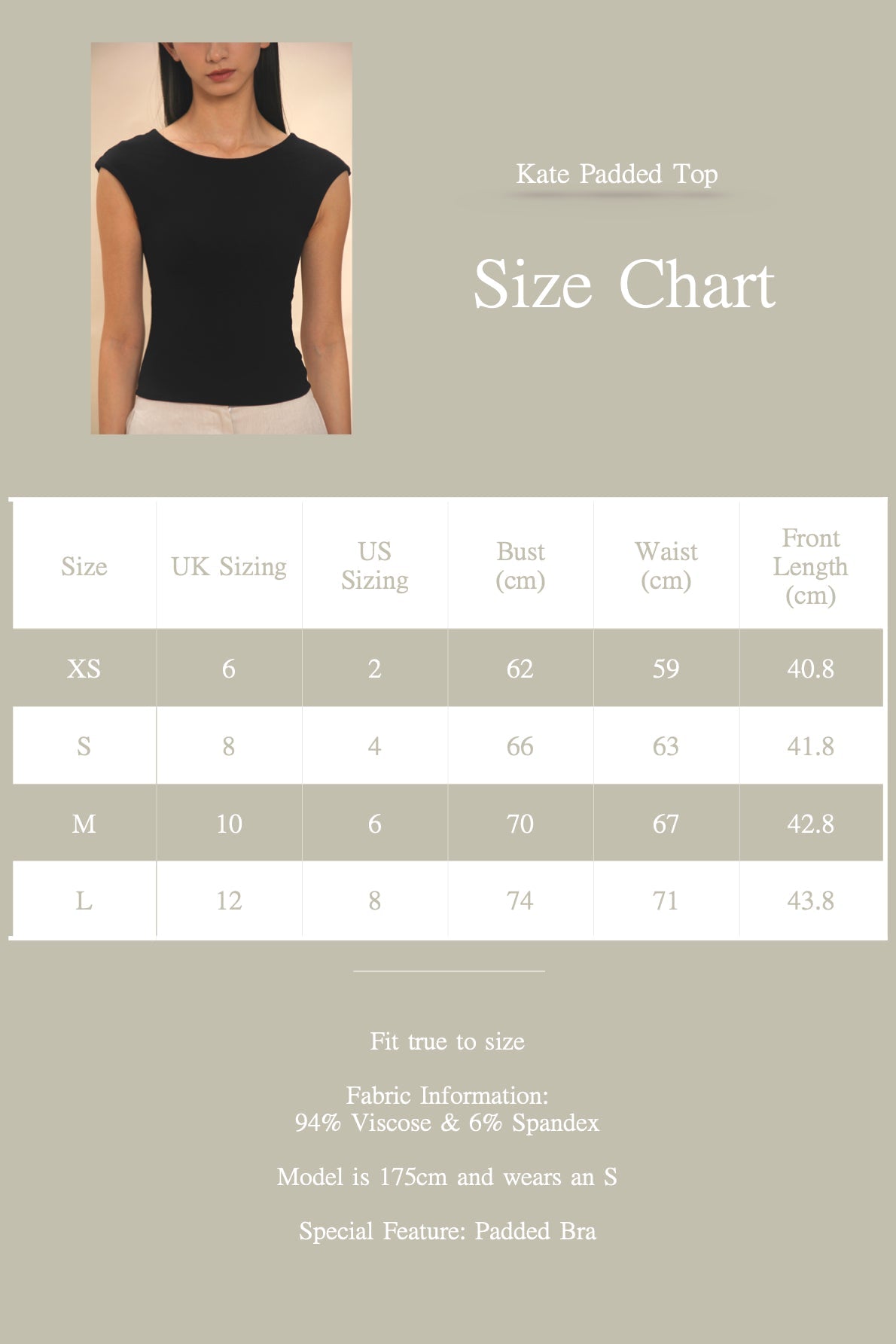 EMVY | Kate Padded Top - Black