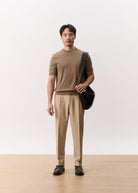 HOUSE OF HOUSE OF ANON PTE. LTD | Otto Mock Neck Knit Top - 100% Cotton