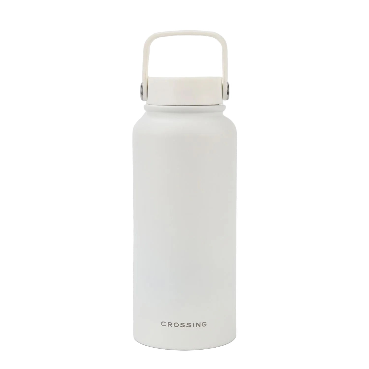 CROSSING | 1000ml Urban Ceramic S/S Insulated Flat Cap Bottle With Handle