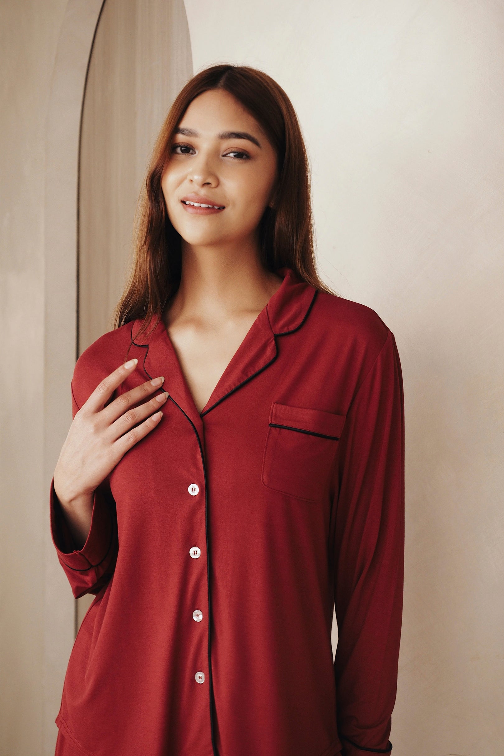 SELENIGHT CO | Signature Long Pyjamas Pants Set