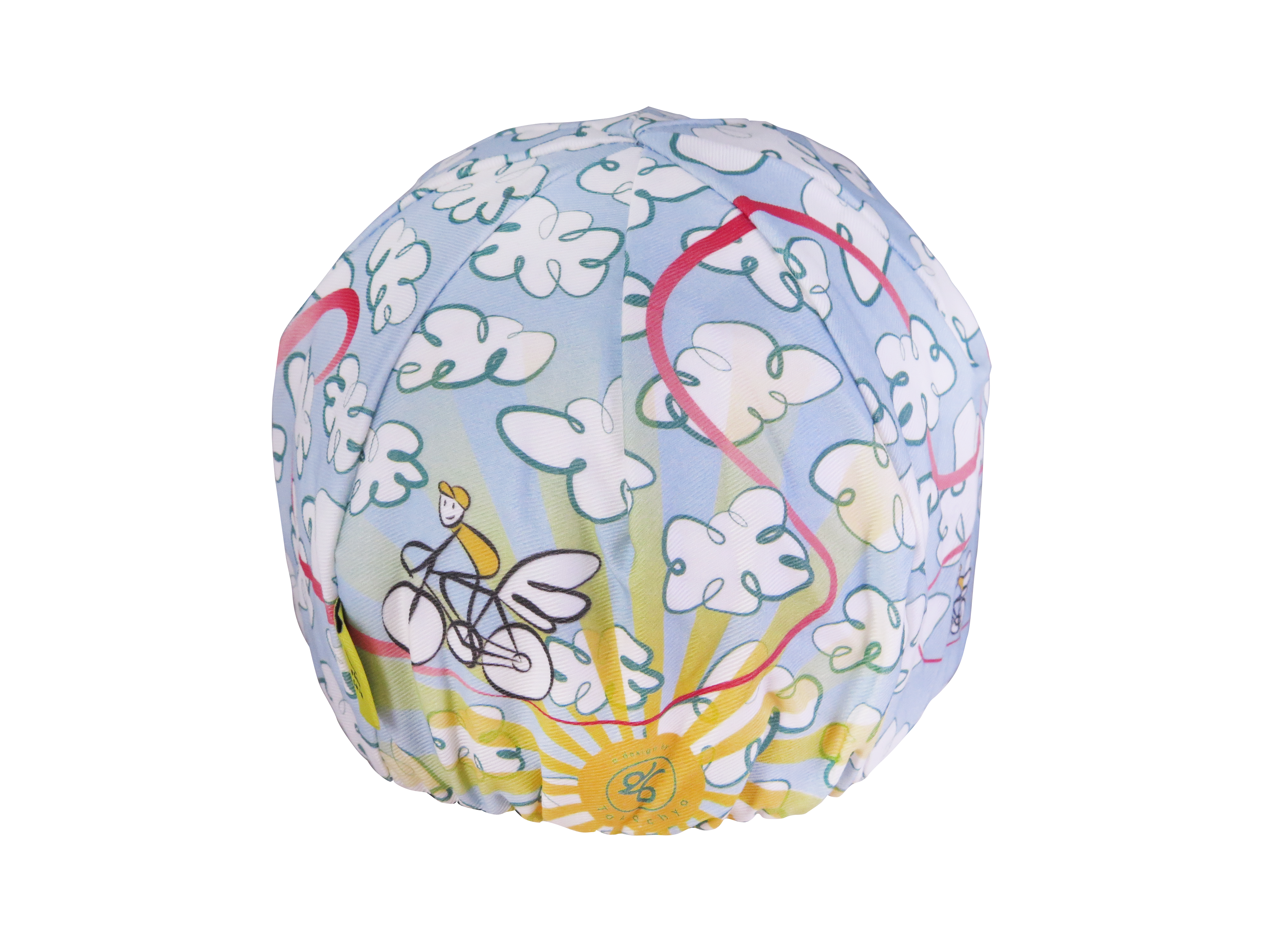 A DESIGN BY TAKACHYA | Cycling Cap - Flying Unicorn Sky Blue