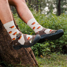 TALKING TOES | Tough Acorn Sock | Cream