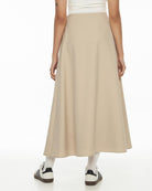 DRESSINGPAULA | Structured Twill Pleated Midi Skirt
