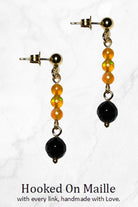 CREATIVE JEWELLERY STUDIO | Mystic Gems, Goldfilled Earrings by Hooked On Maille