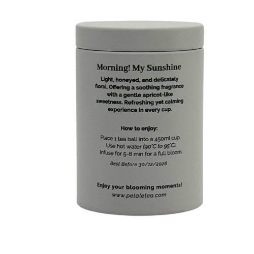 PÉTALE TEA | Morning! My Sunshine