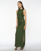 DRESSINGPAULA | Jersey Dress With Gathered Detail