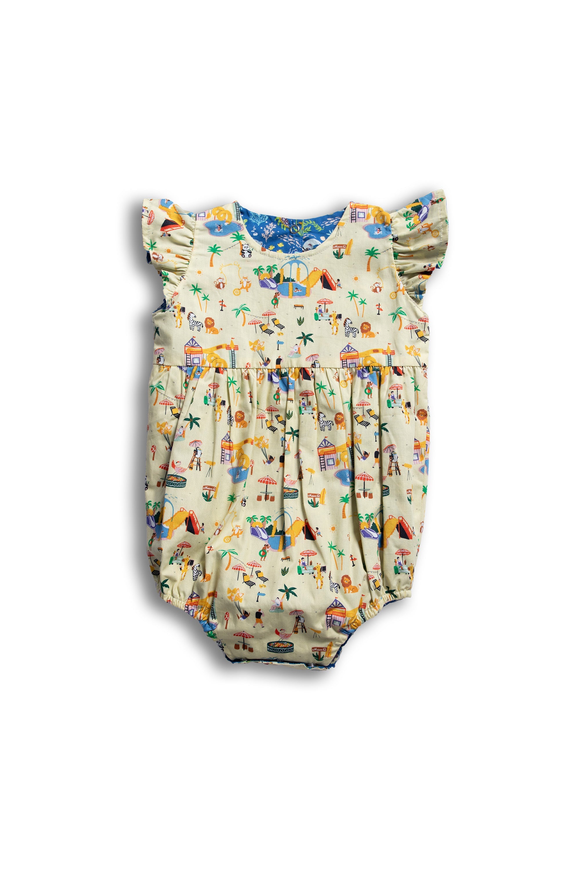 MAISON Q | Fishscapade Reversible Girl Onesie