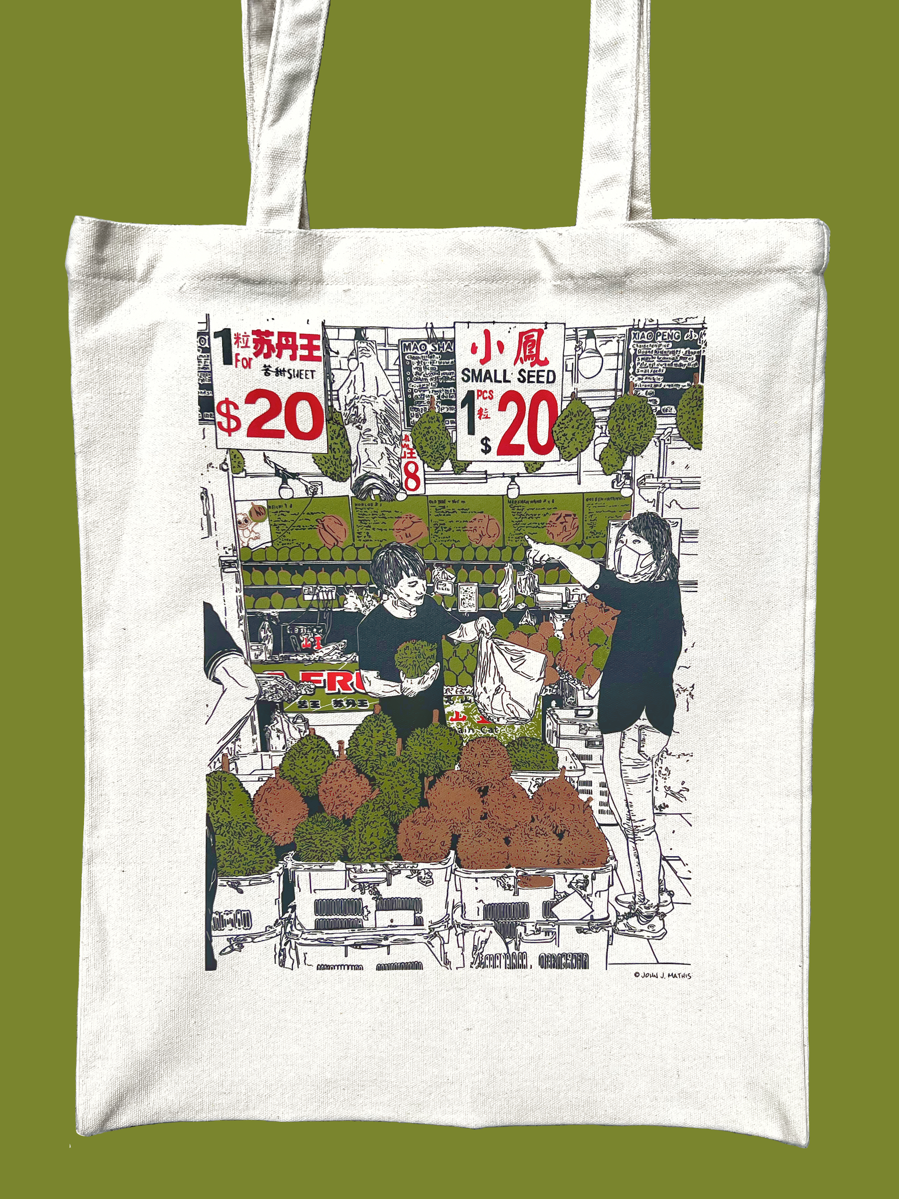 TATSU MAKER WORKS | King Fruits Durian Tote Bag